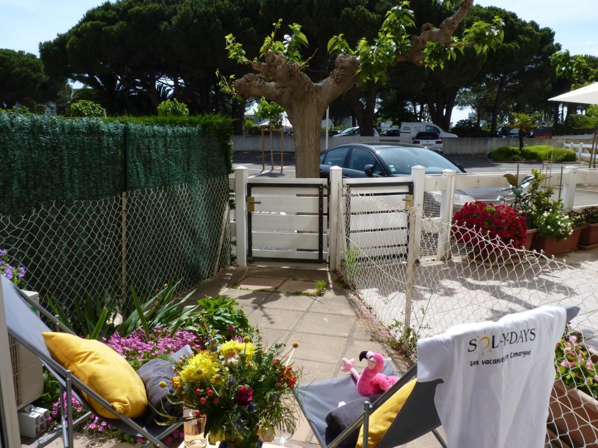Sol-Y-Days Mathilde, Agreable Appartement En Rez-De-Jardin Avec Parking Et Un Acces Direct A La Plage Le Grau-du-Roi Buitenkant foto